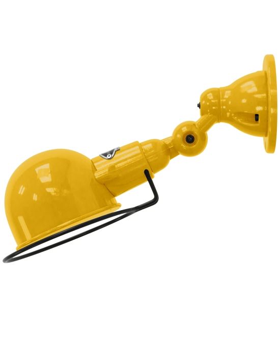 Outlet Jielde Signal Flush Wall Light - Mustard, Matt, Hardwired (No Switch)