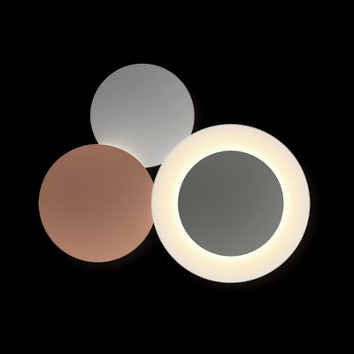 Ex-Display Puck Wall Art - 5491, Brown M1/Grey L1