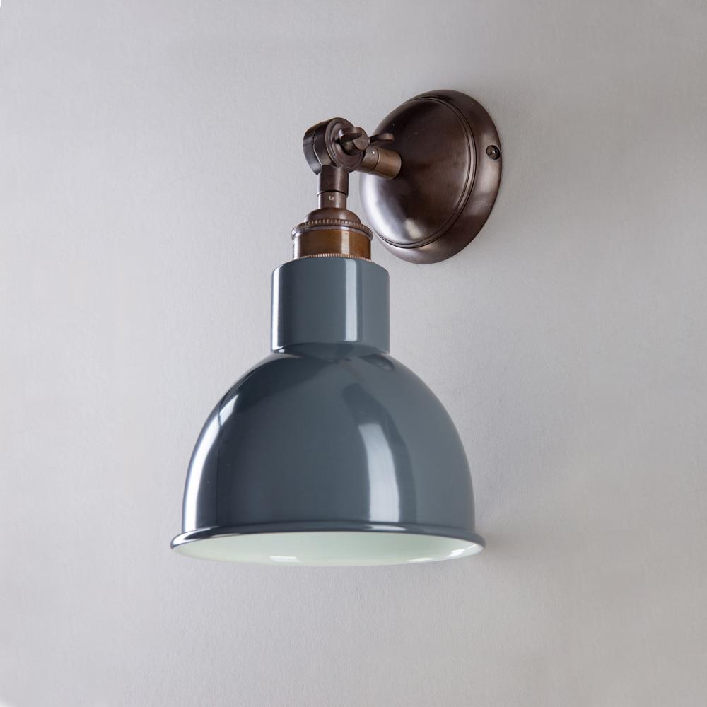 Outlet Old School Electric Churchill Wall Light, Short Arm