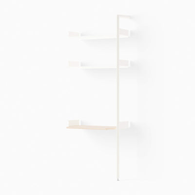&Tradition Rombe IF5 Industrail Facility Shelves Extension With Desk