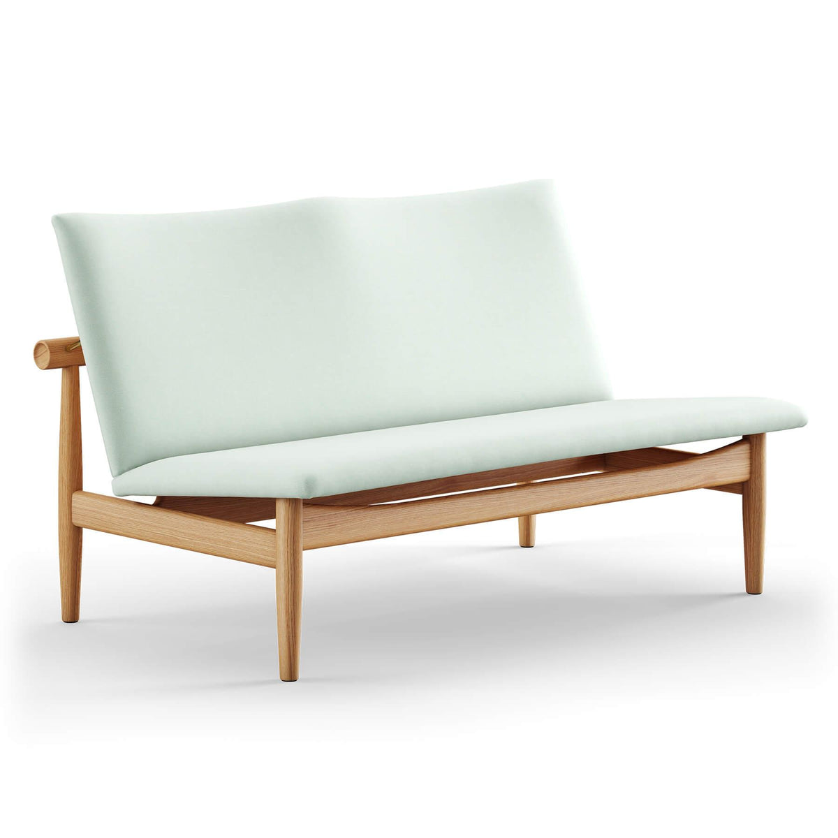 Finn Juhl The Japan 2 Seater Sofa in Dark Oiled Oak