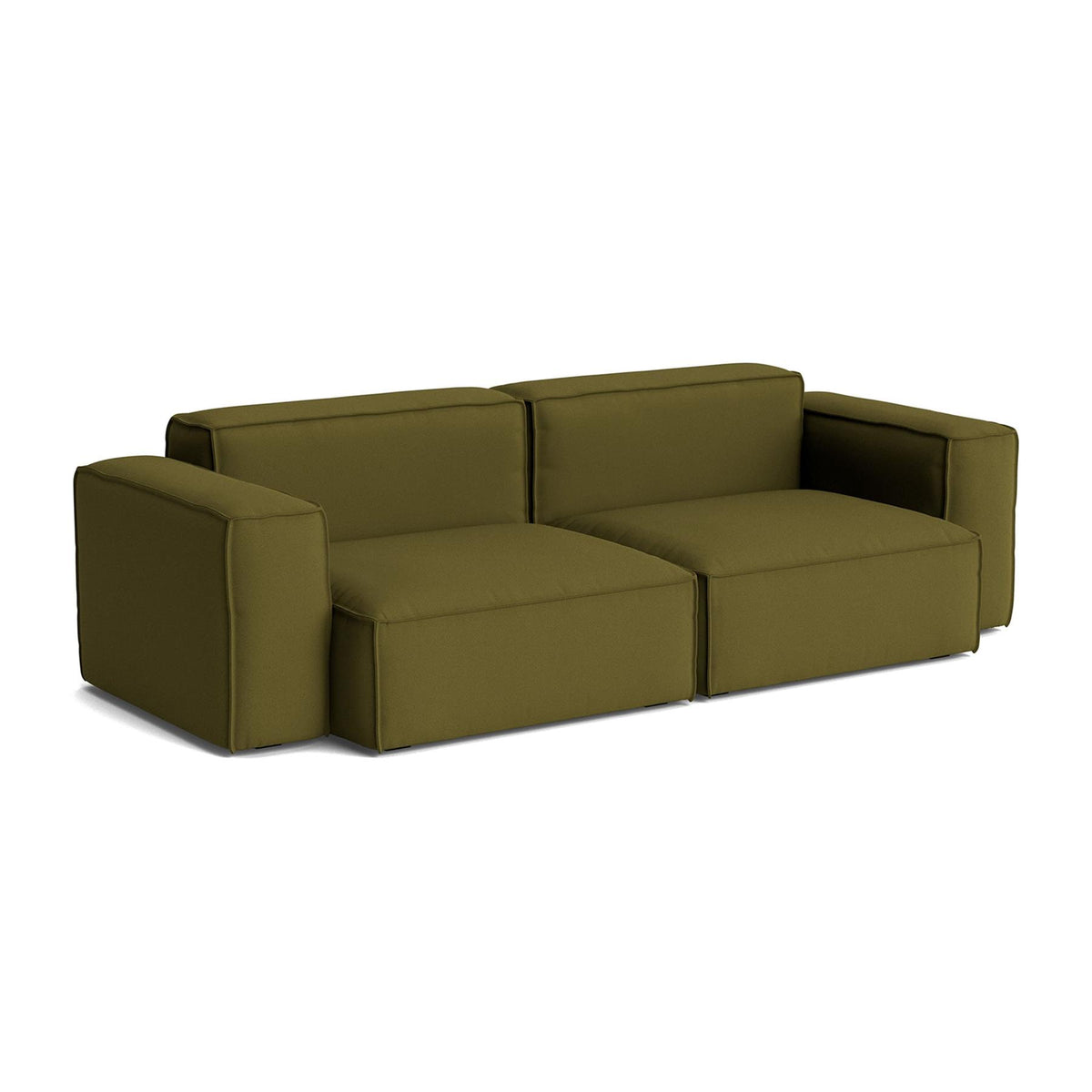 HAY Mags Soft 2+ Seater Sofa Low Armrest with Removable Cover Combination 1
