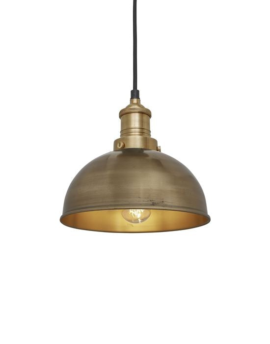 Industville Brooklyn Dome Pendant Light - Traditional Fittings