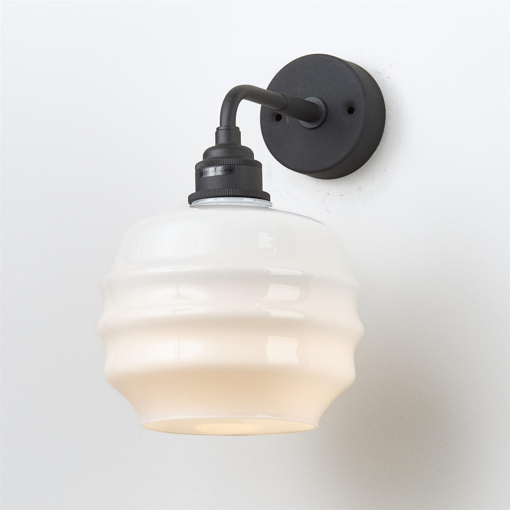 Old School Electric Deco Wall Light : Right Angled