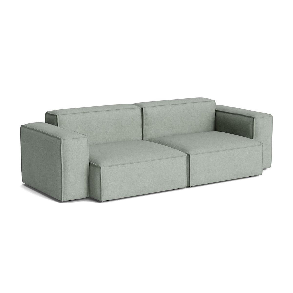 HAY Mags Soft 2+ Seater Sofa Low Armrest with Removable Cover Combination 1