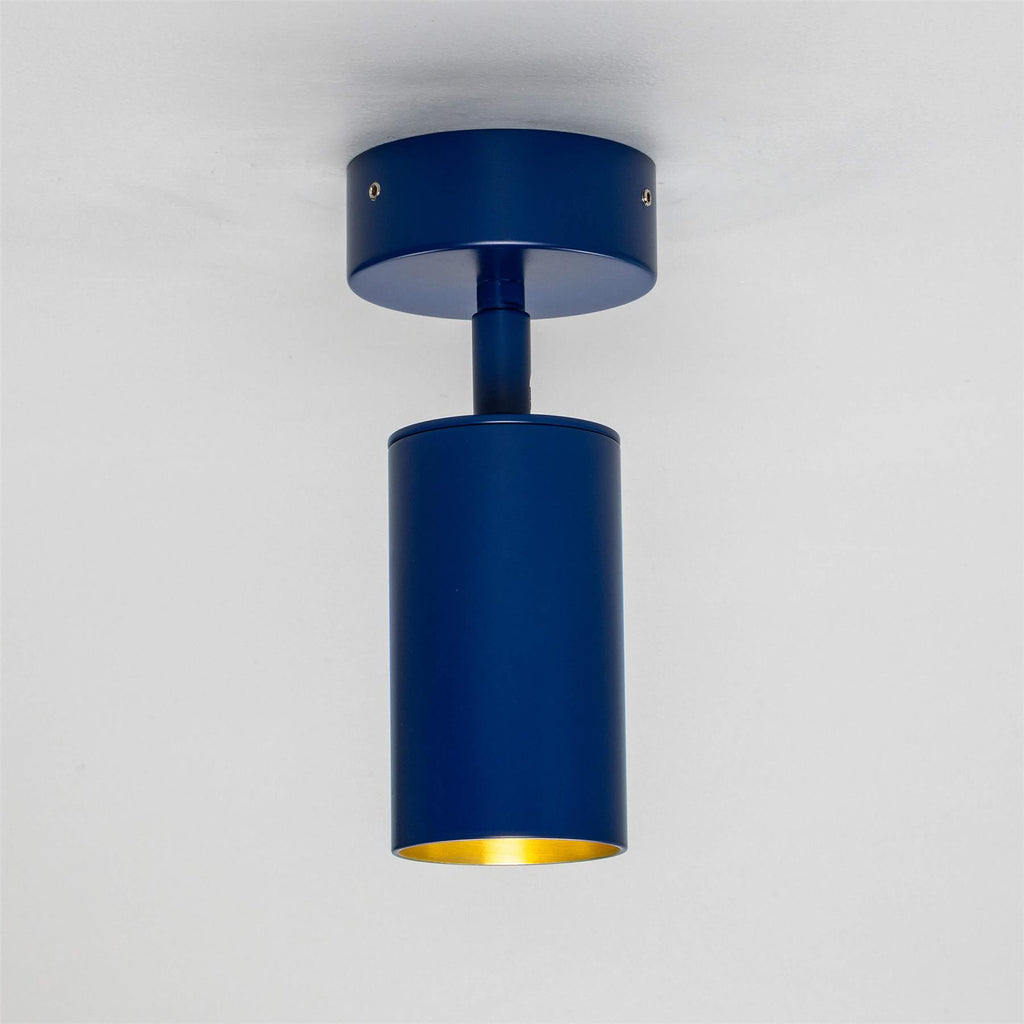 Mullan Lighting Evanston Directional Brass Ceiling Spotlight