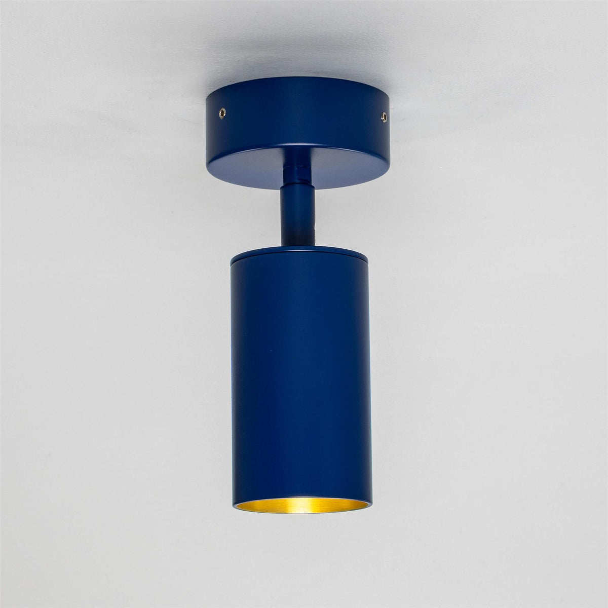 Mullan Lighting Evanston Directional Brass Ceiling Spotlight