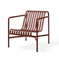 Outlet HAY Palissade Garden Furniture Lounge Chair - Low, Iron Red