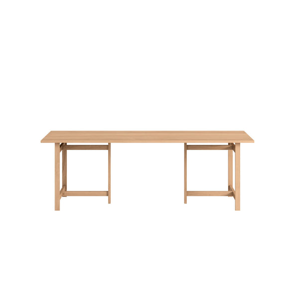 Outlet MOEBE Rectangular Extendable Dining Table - Oak, 220cm