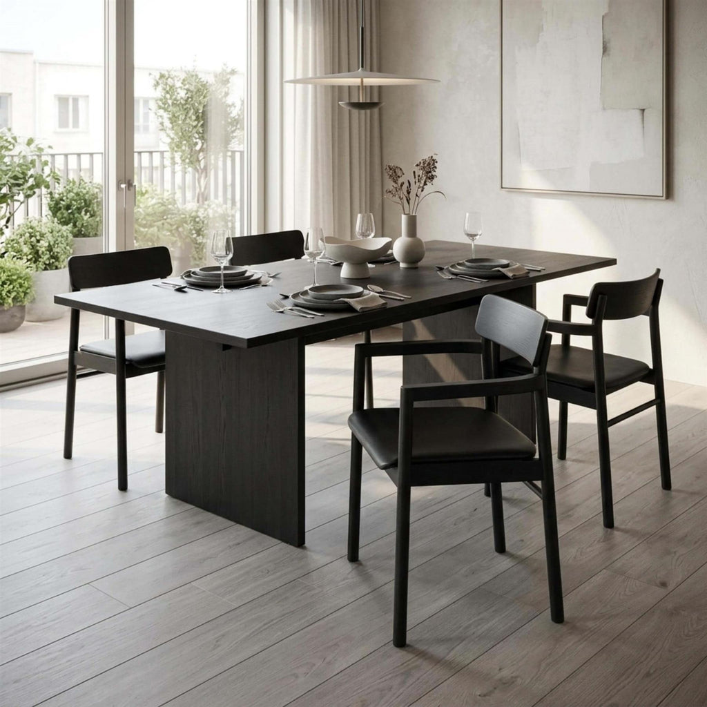 Fredericia Post Armchair with Upholstered Seat
