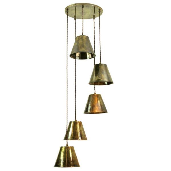 Limehouse Map Room Cluster Pendant Light