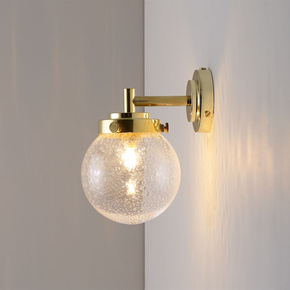 Original BTC Mini Globe Wall Light - Suitable For Bathrooms