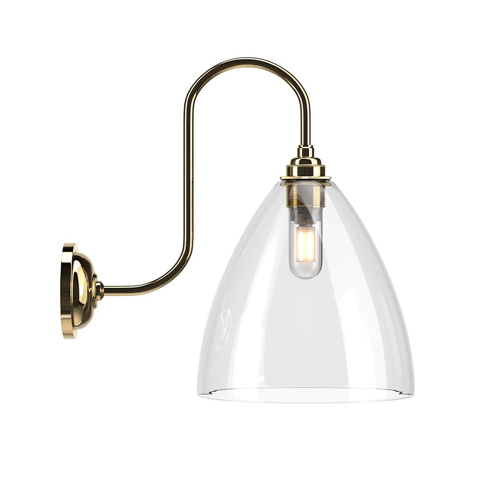 Fritz Fryer Ledbury Swan Neck Bathroom Wall Light
