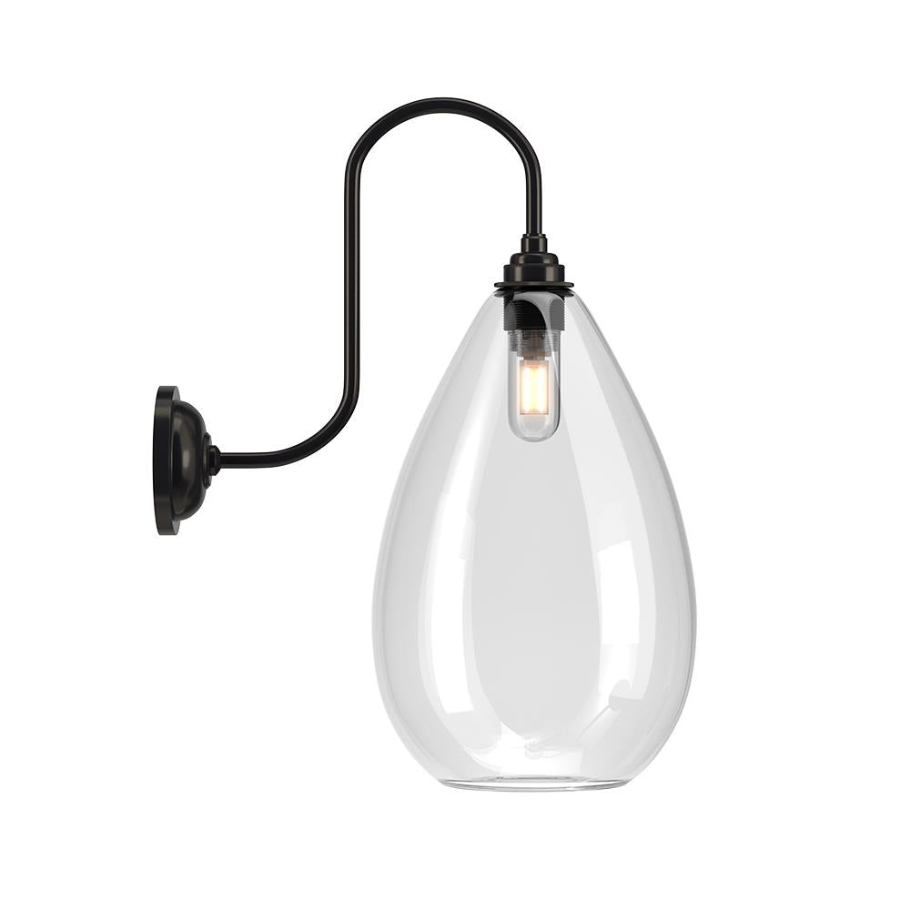 Fritz Fryer Wellington Swan Neck Bathroom Wall Light
