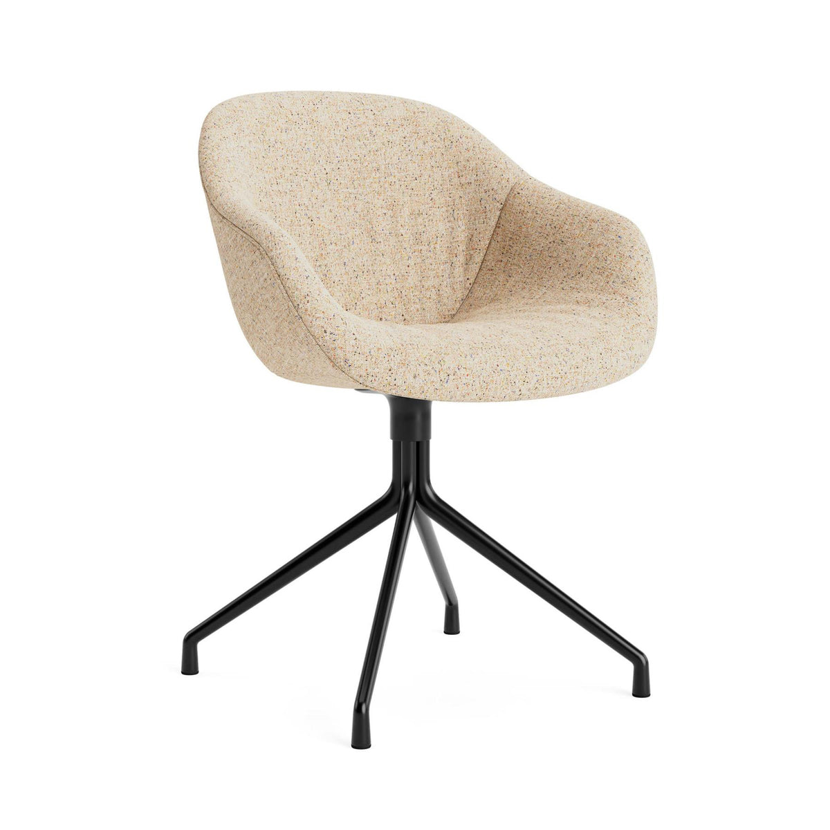 HAY AAC 221 Chair, Soft Upholstery 4 Star Swivel Base Standard Glider