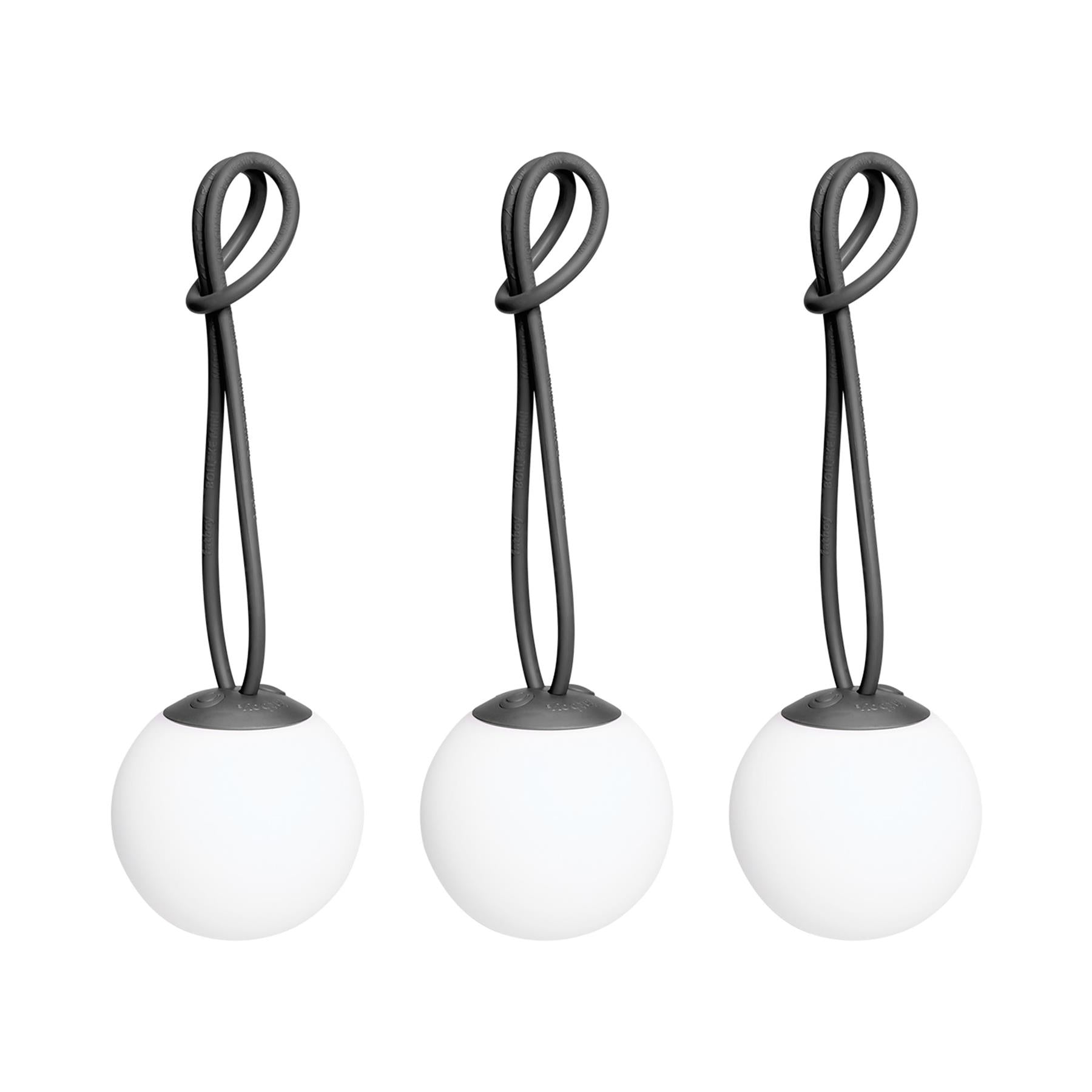 Fatboy Bolleke Mini Portable Rechargeable Outdoor Garden Light (Set of 3)