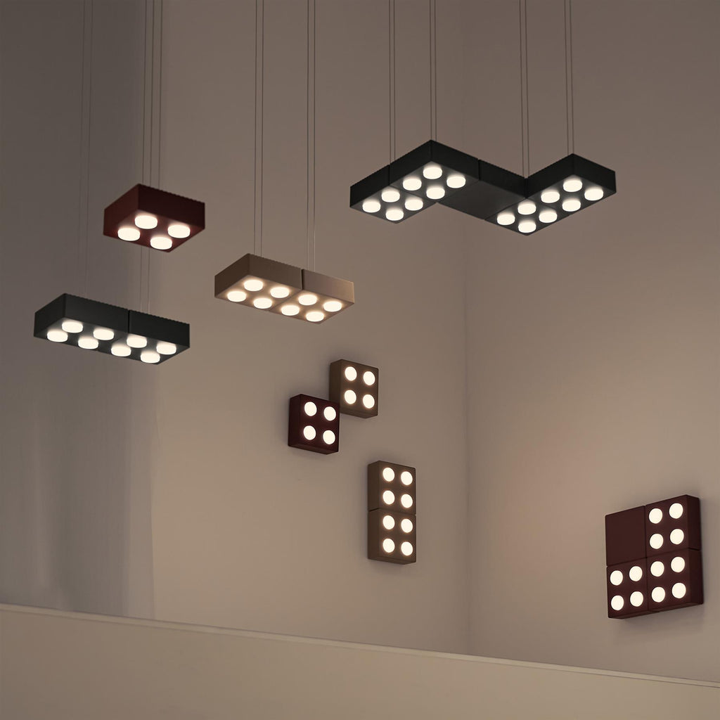 AGO Domino Triple Pendent Light