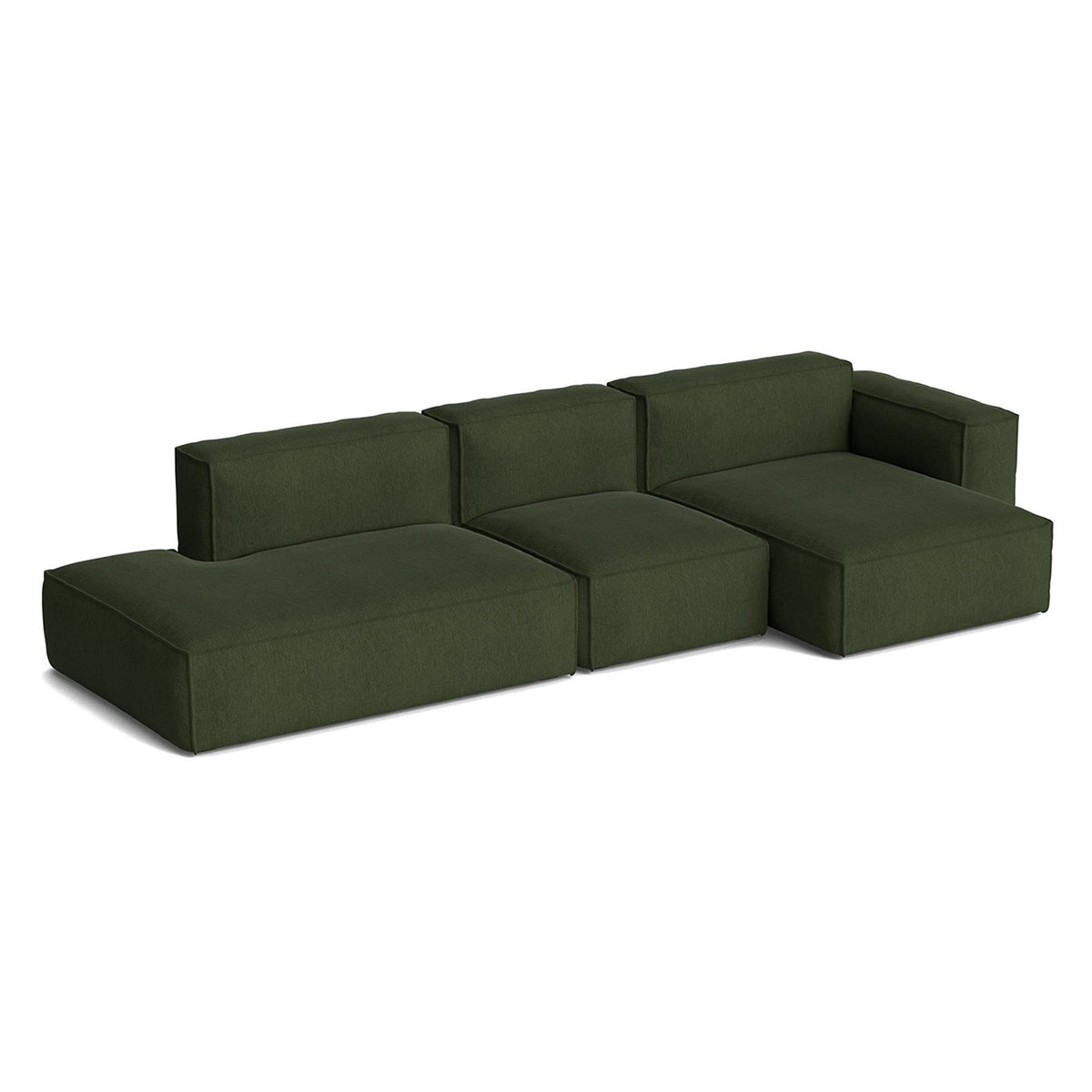HAY Mags Soft 3+ Seater Sofa Low Armrest with Removable Cover Combination 4 Right