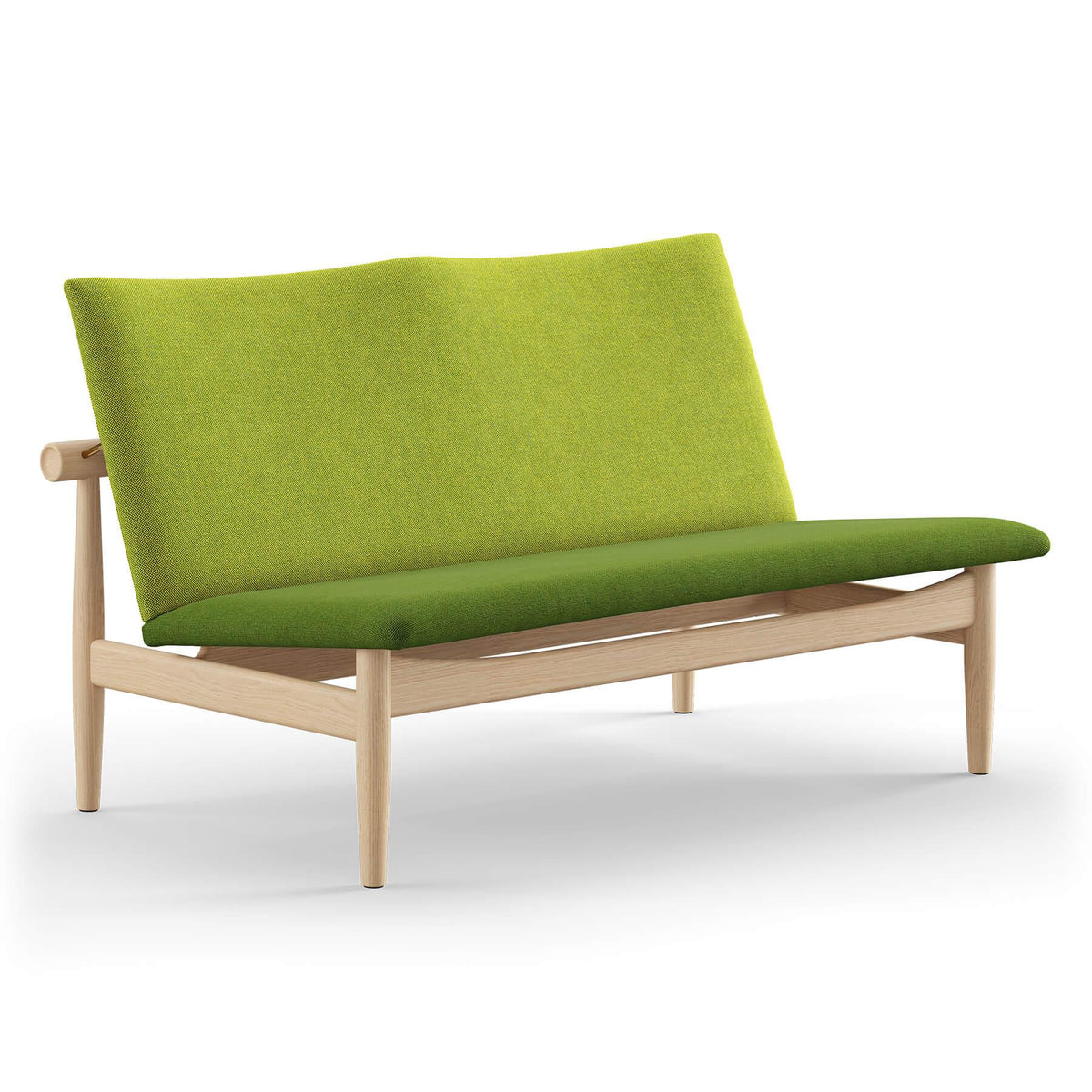 Finn Juhl The Japan 2 Seater Sofa in Clear Oiled Oak