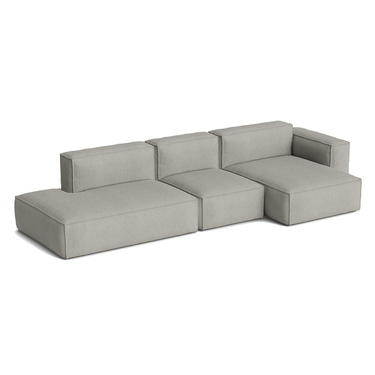HAY Mags Soft 3+ Seater Sofa Low Armrest with Removable Cover Combination 4 Right