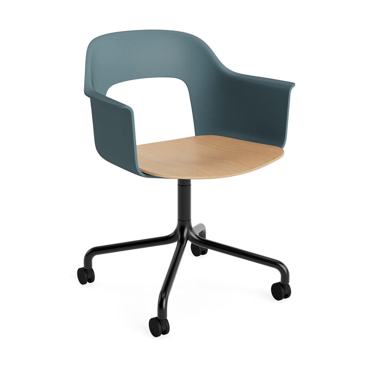 HAY Layout Armchair 262 with 4 Star Swivel Wheel Base