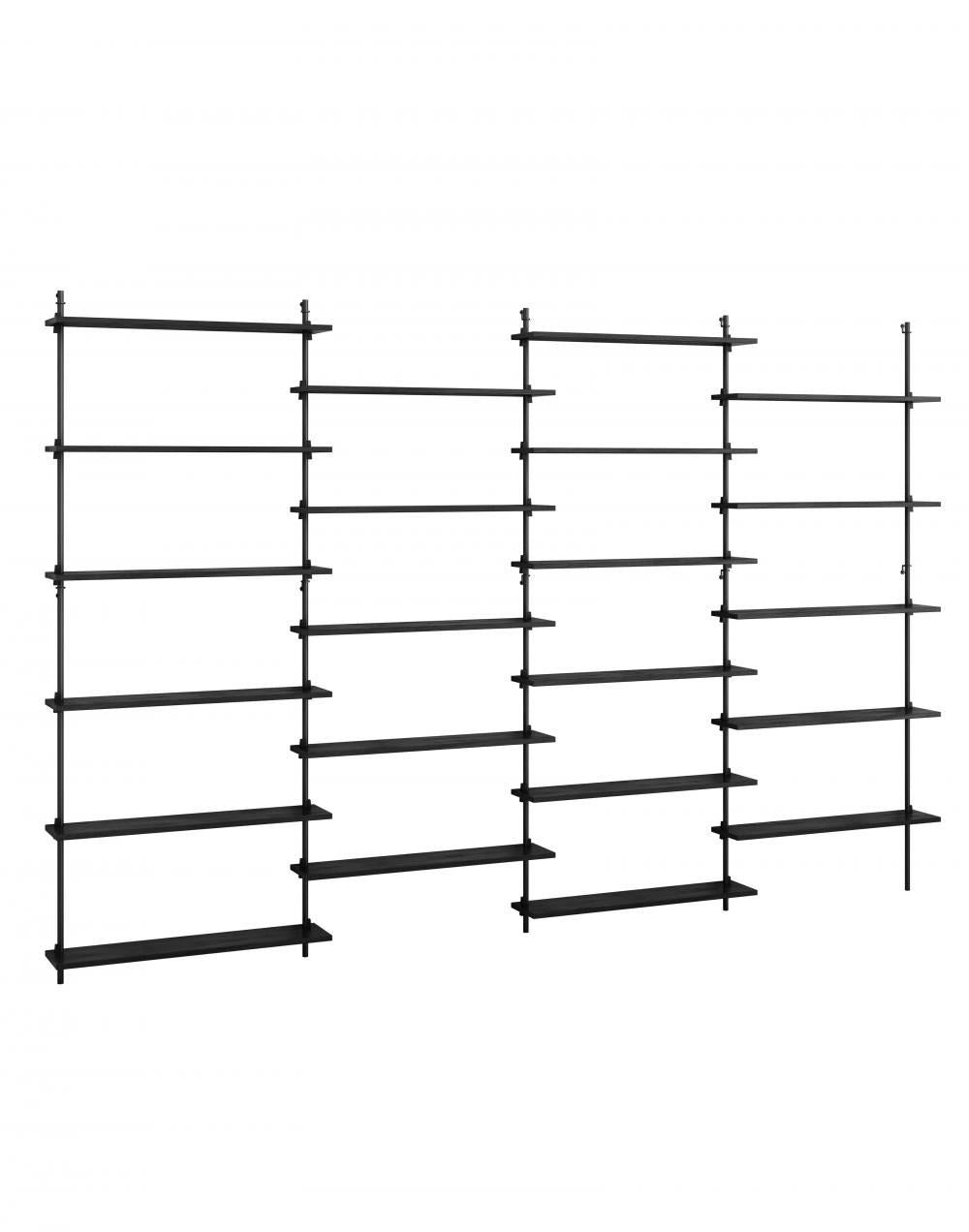 MOEBE Wall Shelving Set Quadruple