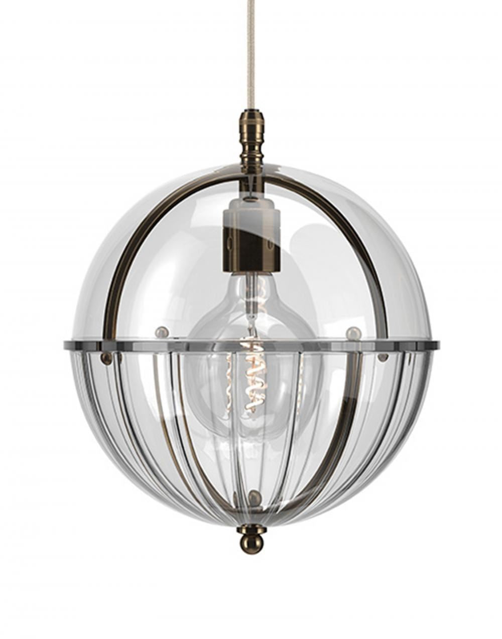 Fritz Fryer Grafton Globe Pendant Light