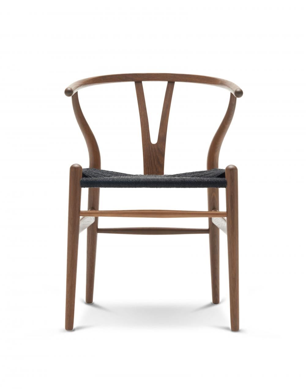 Carl Hansen & Son CH24 Wishbone Chair - Black Paper Cord Seat