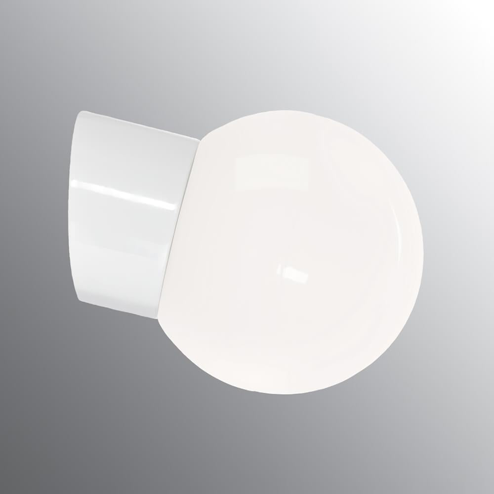 Old School Electric Classic globe ceramic wall light