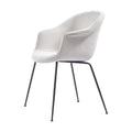 GUBI Bat Dining Chair, Fully Upholstered and Conic Base