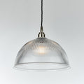 Old School Electric Prismatic Dome Pendant Light