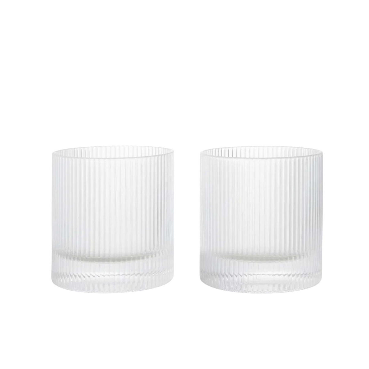 Ferm Living Ripple Tumbler Glasses - Set of 2