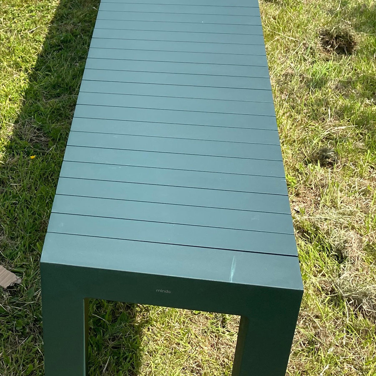 B-Stock Mindo 111 Extendable Outdoor Bench - Dark Green, Large