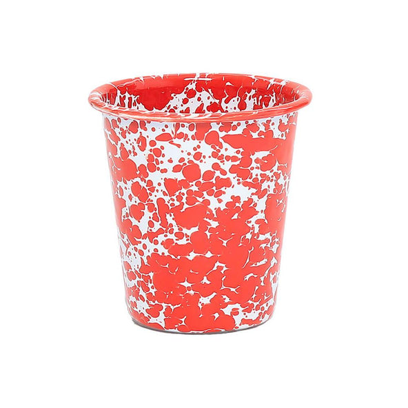 Outlet Splatterware Collection Splatter short tumbler - Red