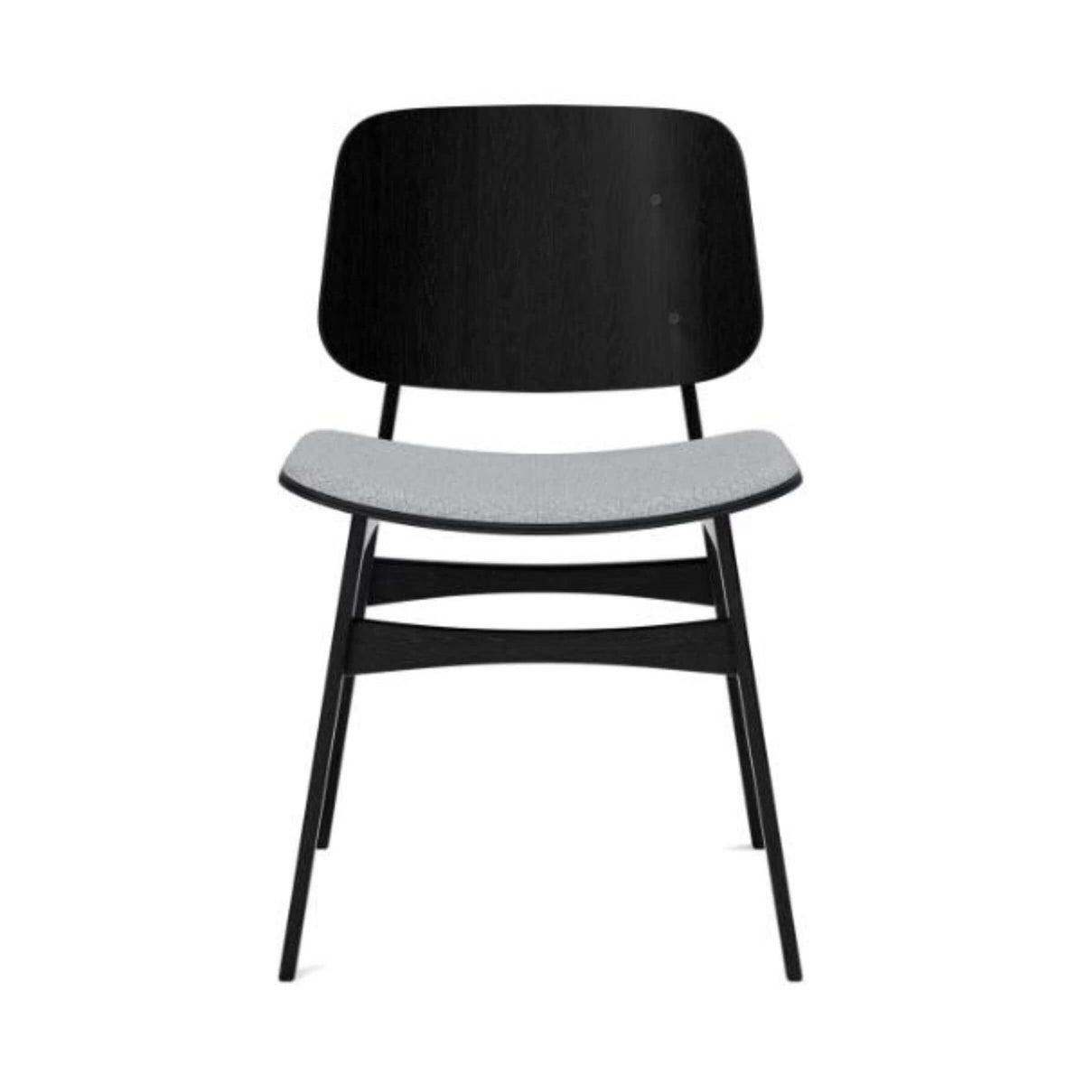 Fredericia Soborg Wood Base Chair with Upholstered Seat