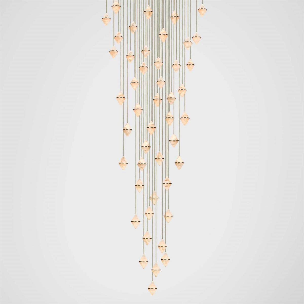 Marc Wood Gem Conical Cluster Pendant Light