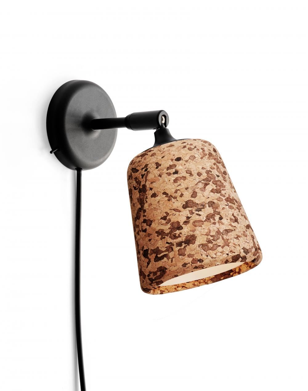 Material wall lamp