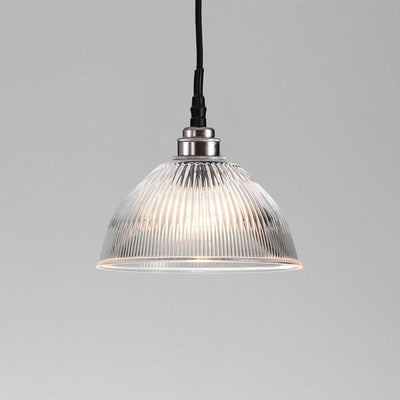 Old School Electric - Bathroom Version : Prismatic Dome Pendant Light