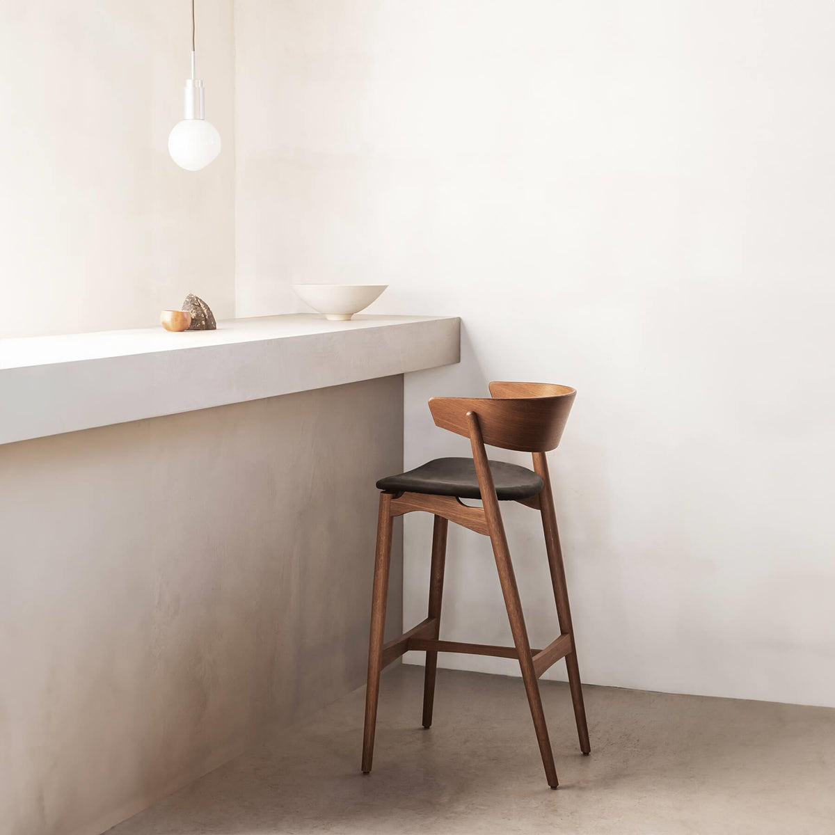 Sibast No 7 Stool with Back Rest