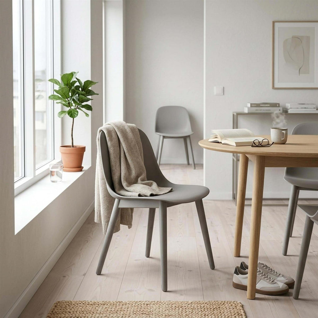 Muuto Fiber Side Chair with Wood Base