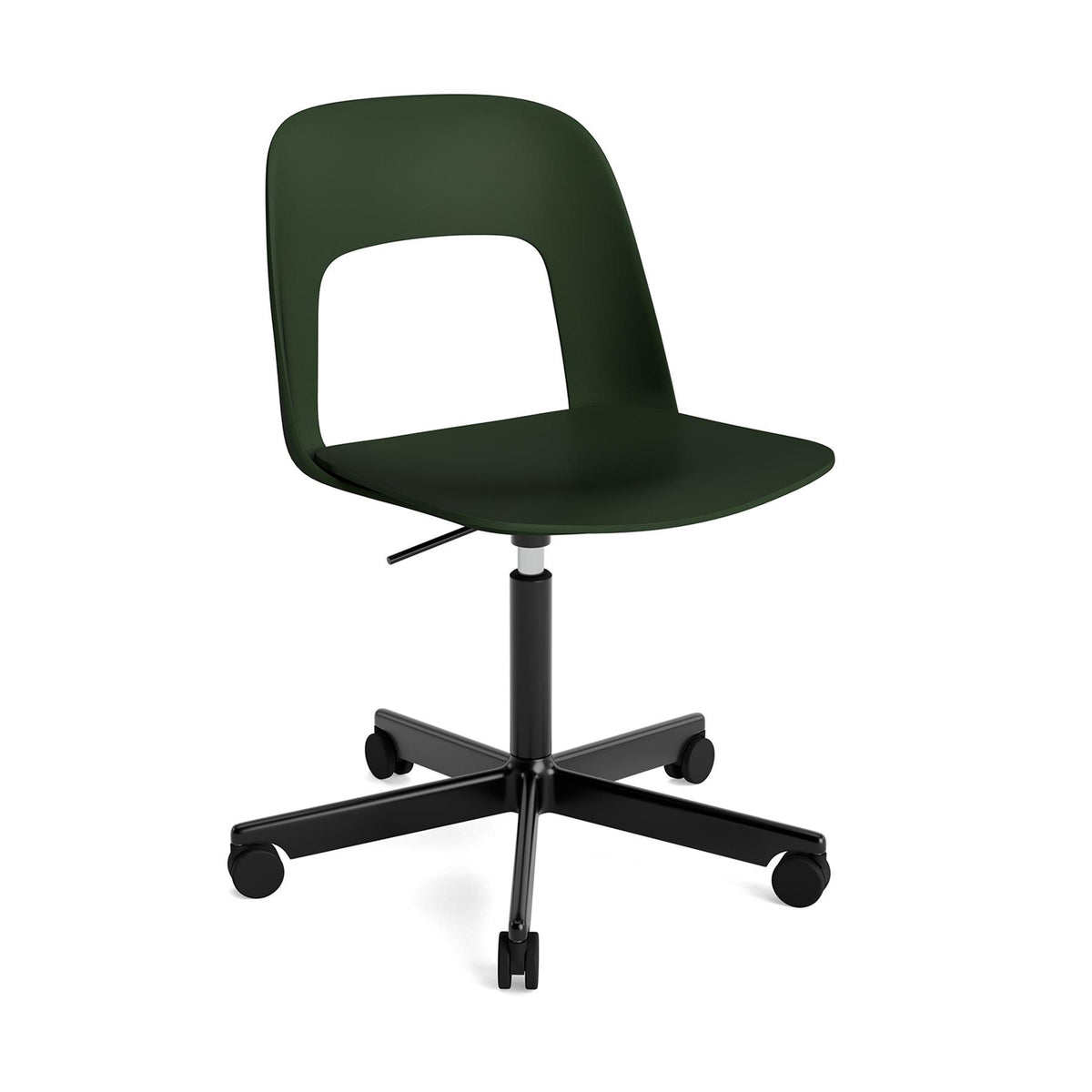 HAY Layout Chair 141 with 5 Star Swivel Wheel Base and Gas Lift