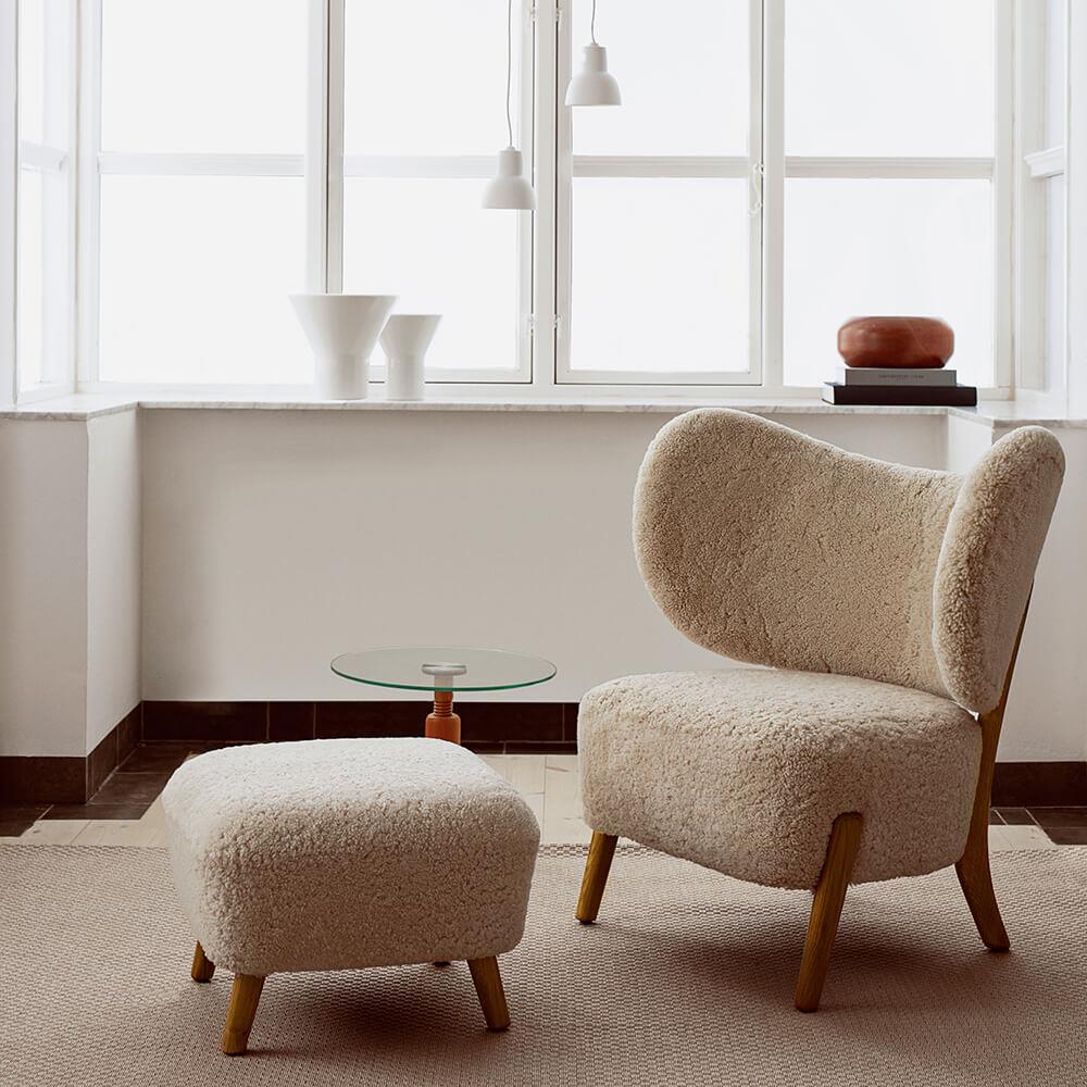 Mazo TMBO lounge chair with pouf