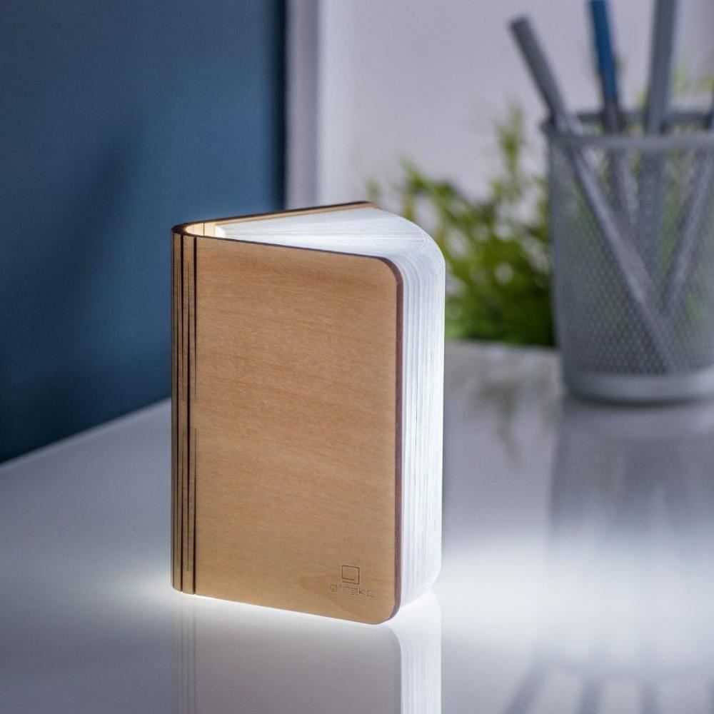 Outlet Smart Book Table Lamp - Mini, Maple