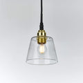 Old School Electric Tapered Blown Pendant Light : Bathroom Version