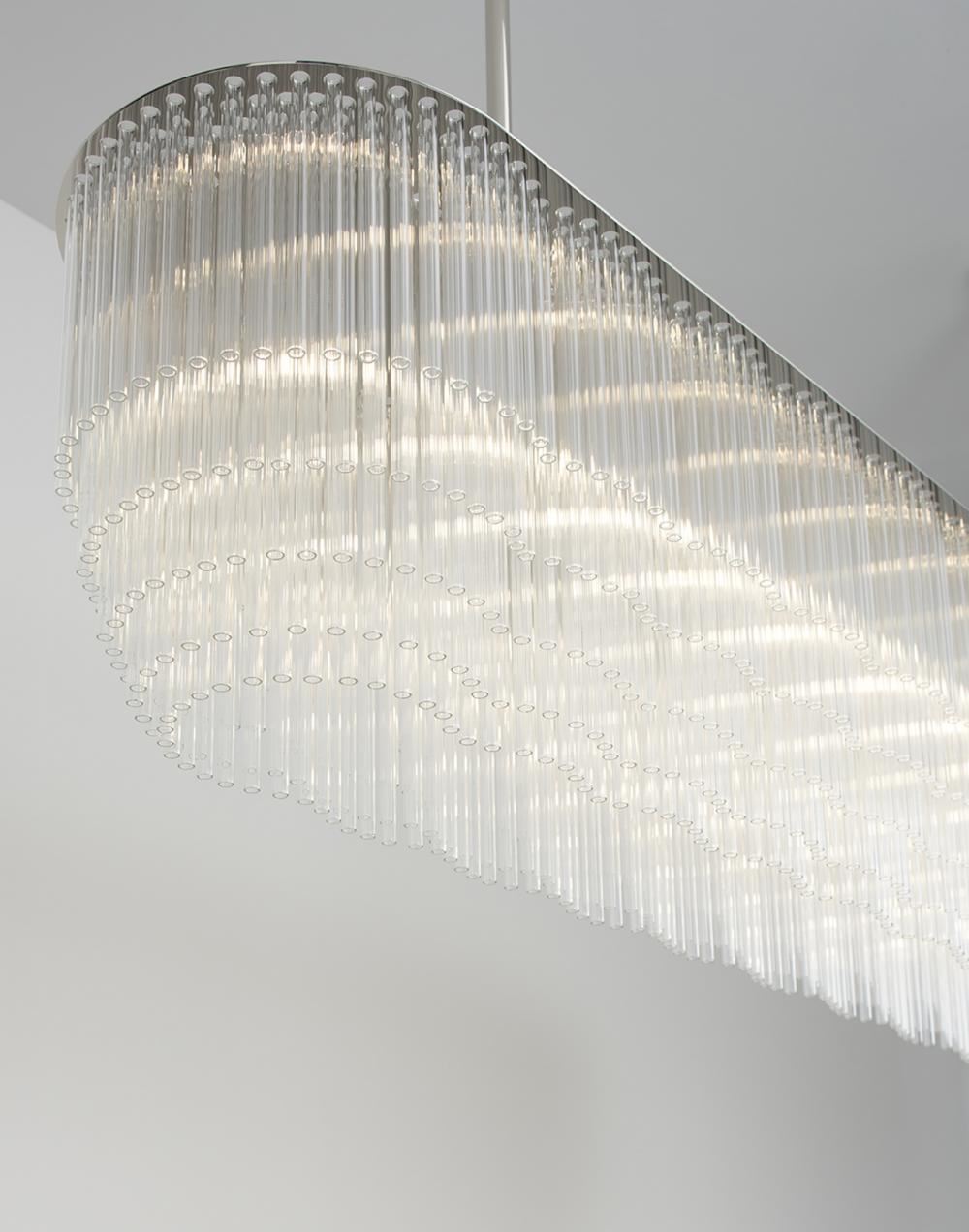 Tom Kirk Lighting Linear Chandelier