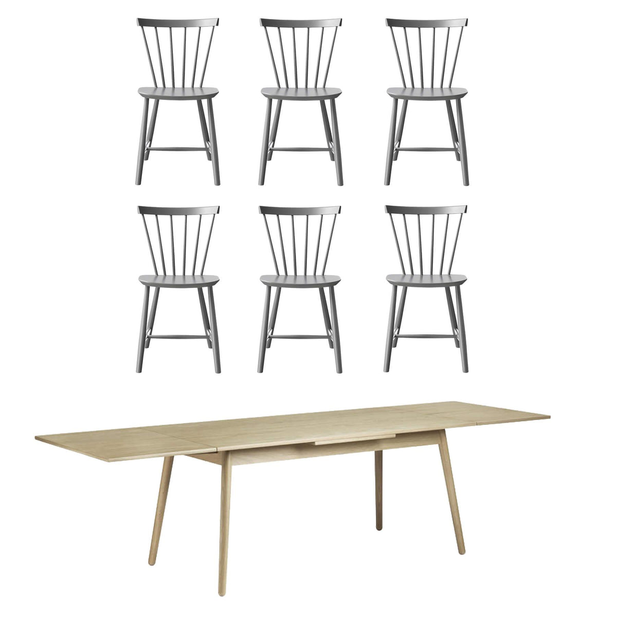 FDB Mobler Family Dining Table Set
