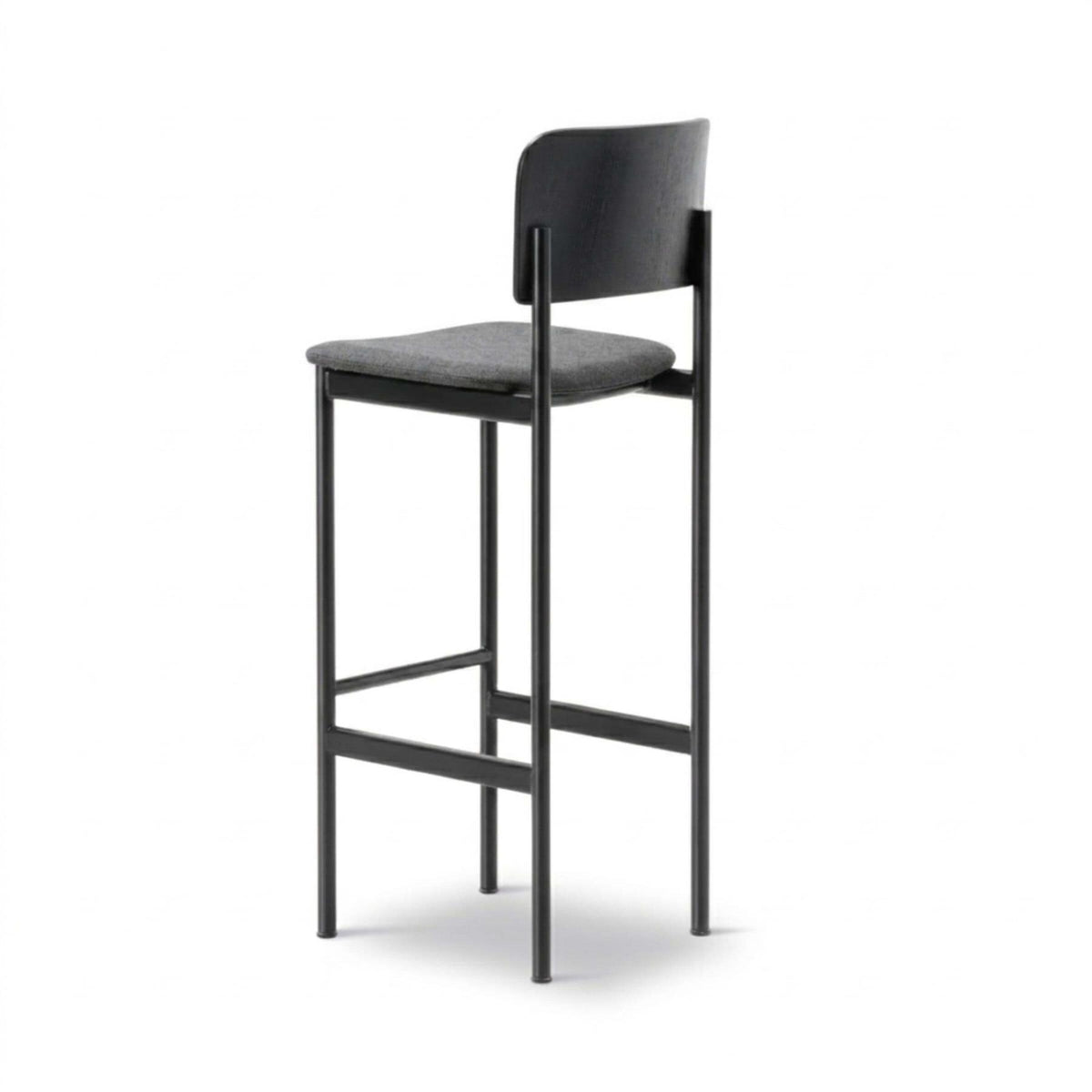 Fredericia Plan Bar Stool with Upholstered Seat