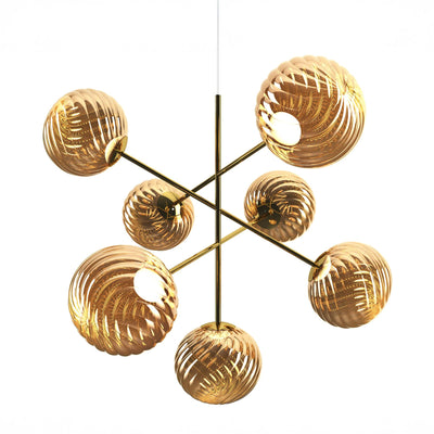 Tom Dixon Whirl Chandelier LED Pendant Light