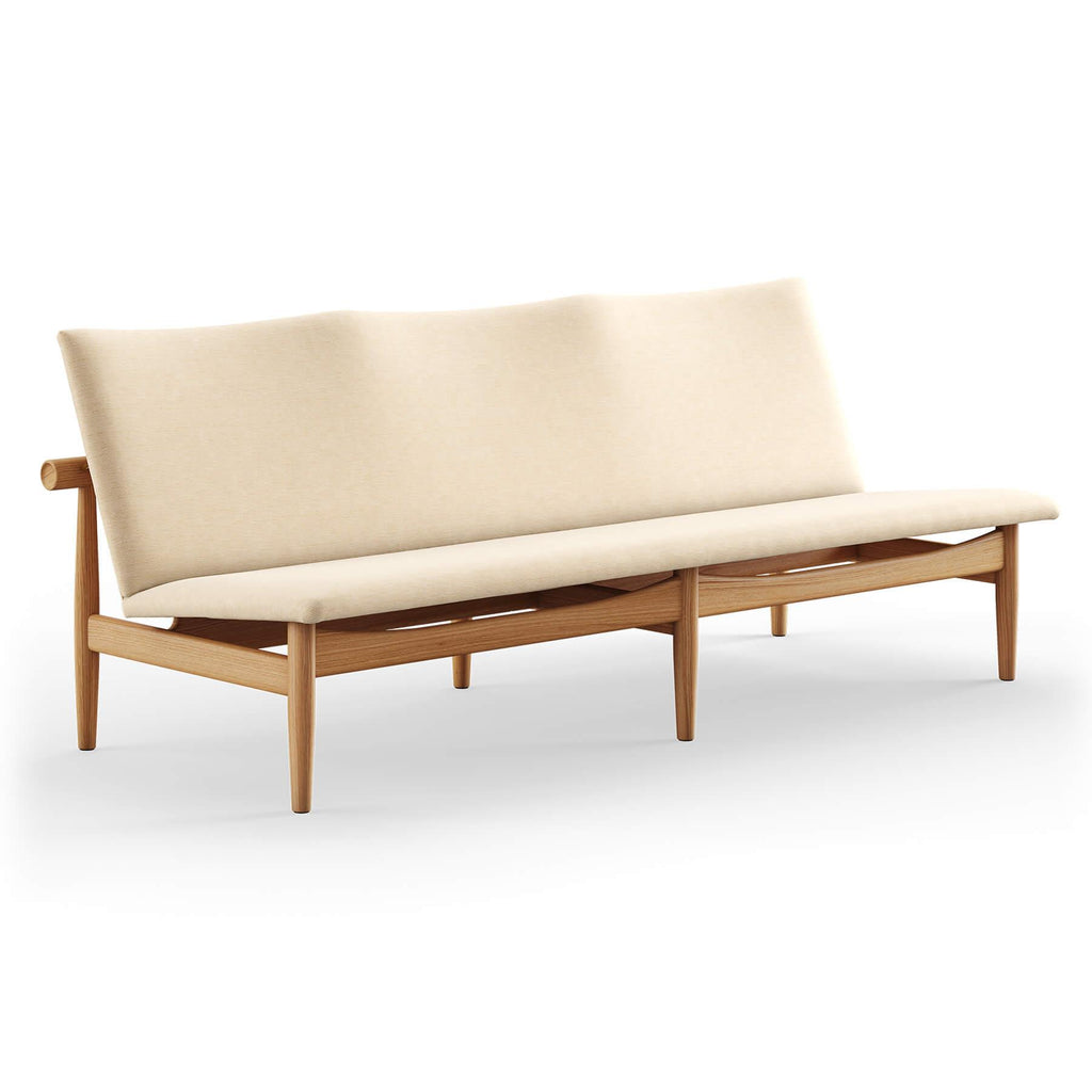 Finn Juhl The Japan 3 Seater Sofa in Dark Oiled Oak