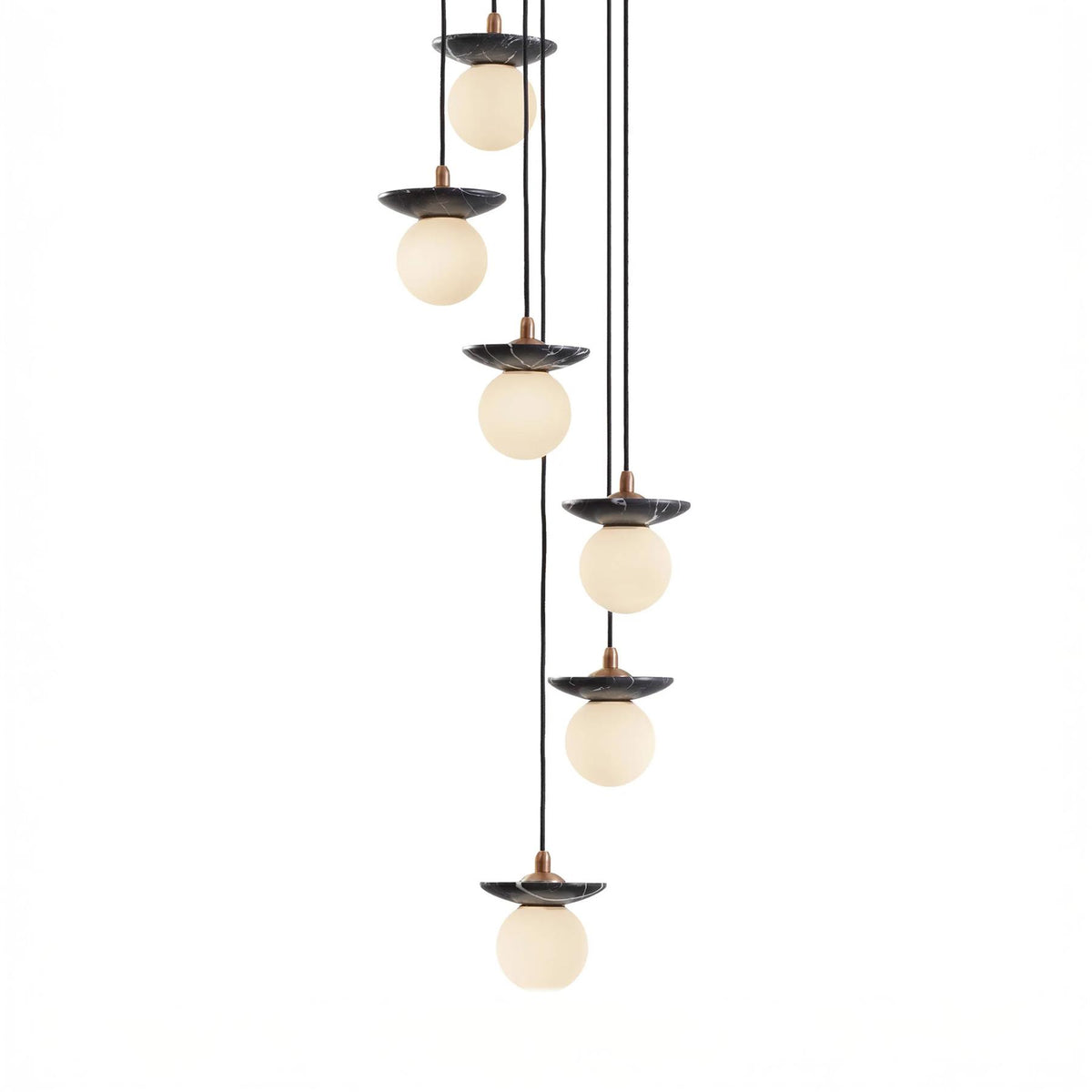 J. Adams Orbit Cluster Pendant Light